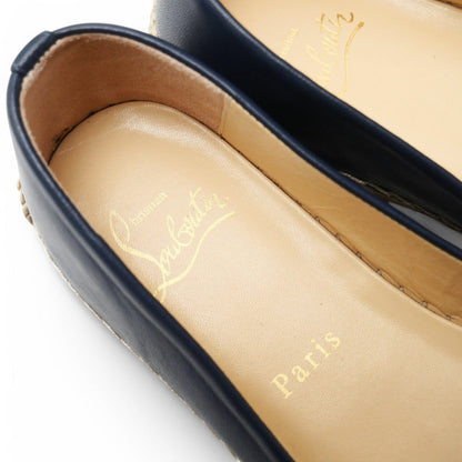 Christian Louboutin Pumps Leather Navy Women 36