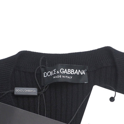 Dolce&Gabbana Knit Wool Black 0101 Gx579T Mens 50