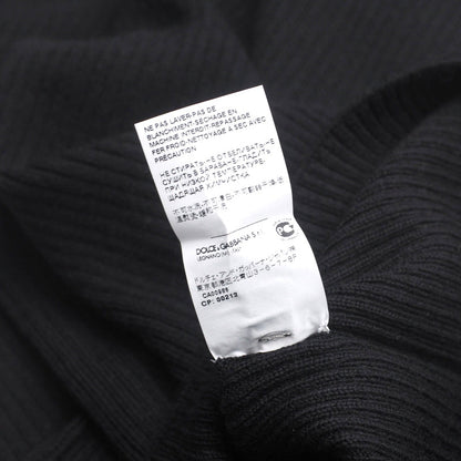 Dolce&Gabbana Knit Wool Black 0101 Gx579T Mens 50
