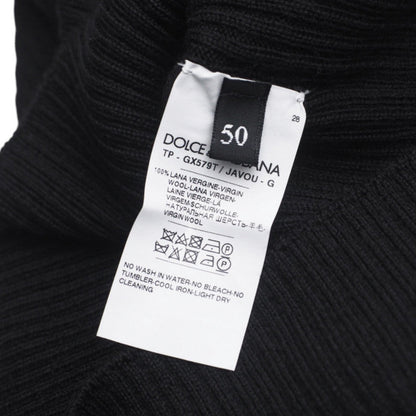 Dolce&Gabbana Knit Wool Black 0101 Gx579T Mens 50