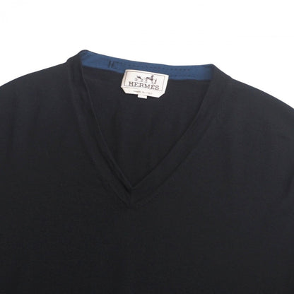 Hermes Sweater Hair 100% Black Mens Xl