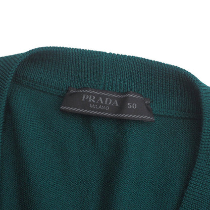 Prada Cardigan Wool Green Type Mens 50
