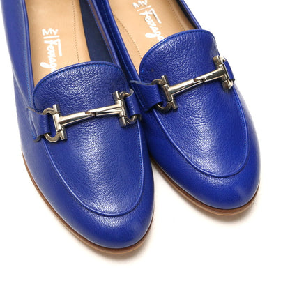 Salvatore Ferragamo Loafers Dv H 16123 Kid Leather Purple Type Women 6M