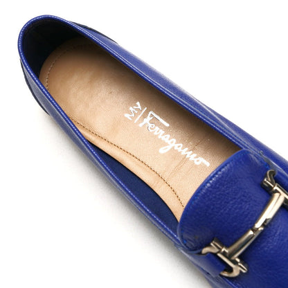 Salvatore Ferragamo Loafers Dv H 16123 Kid Leather Purple Type Women 6M