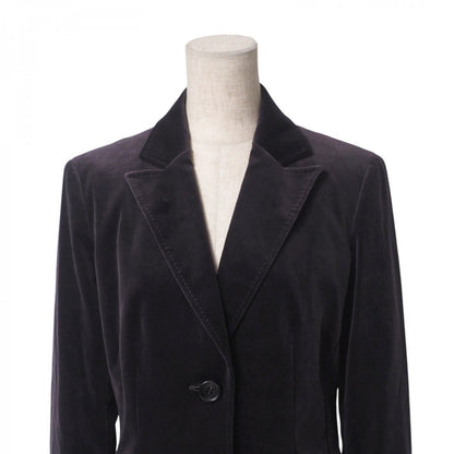 Burberry Jacket Fc045-700-38 Cotton Dark Brown Women 42