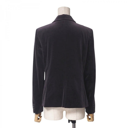 Burberry Jacket Fc045-700-38 Cotton Dark Brown Women 42