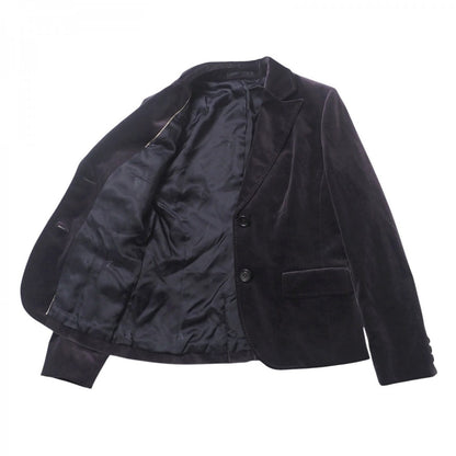 Burberry Jacket Fc045-700-38 Cotton Dark Brown Women 42