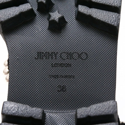 Jimmy Choo Sandals Leather Black Desi Flat 38