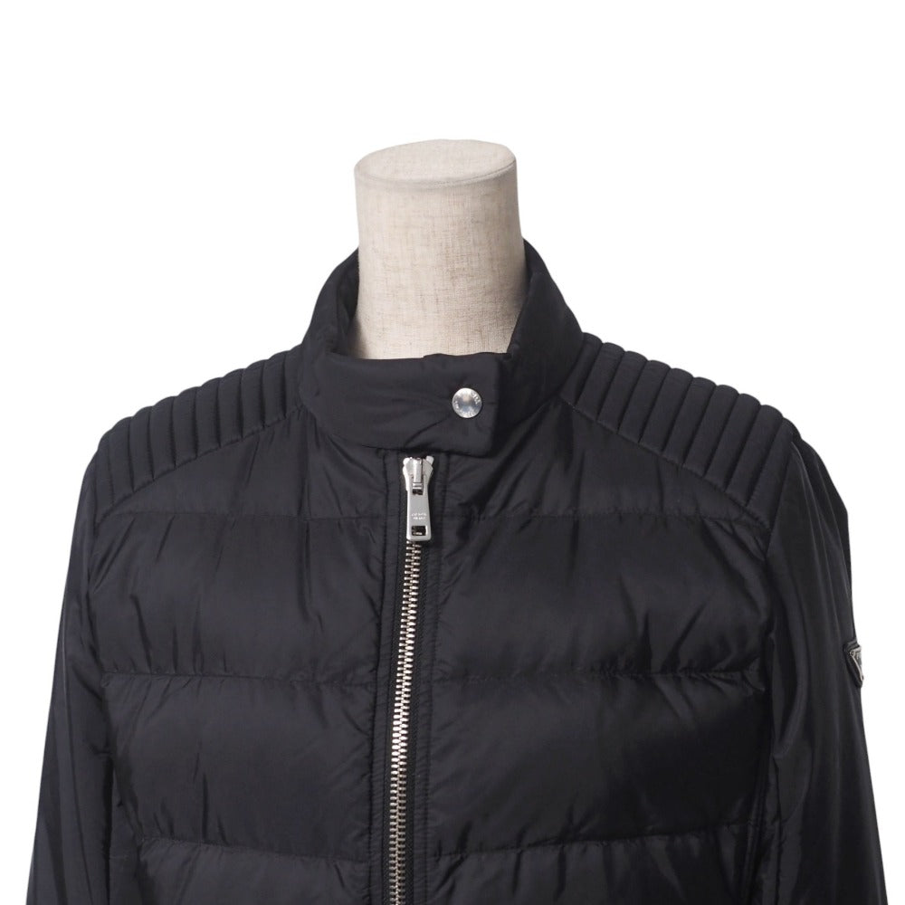 Prada Down Jacket 290545 Polyester Black Women 42