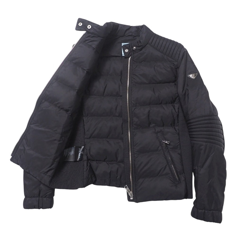 Prada Down Jacket 290545 Polyester Black Women 42