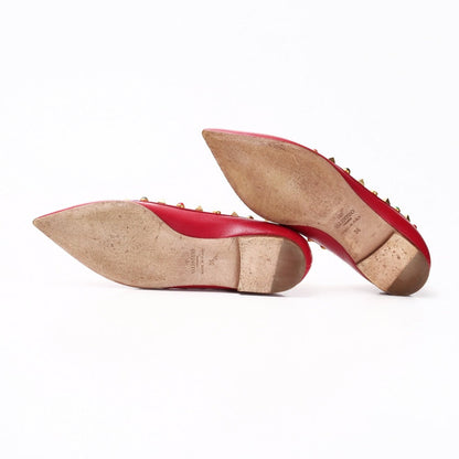 Valentino Garavani Pumps Leather Red Women 36