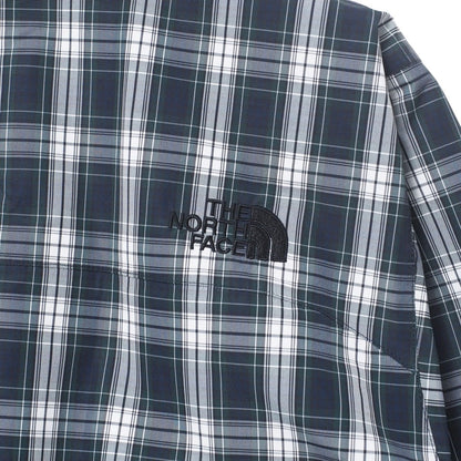 The North Face Mountain Hoodie Np61221 Nylon Navy / Green Novelty Dot Shot Jacket Novelty Dot Shot