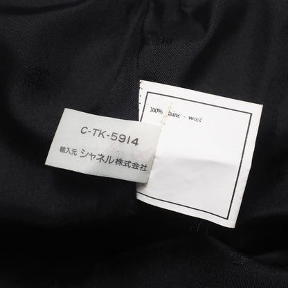Chanel Skirt P05731 Wool Black Women 38