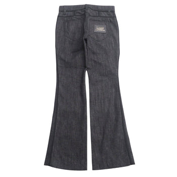 Louis Vuitton Denim Pants Cotton Denim Black Type Women 36