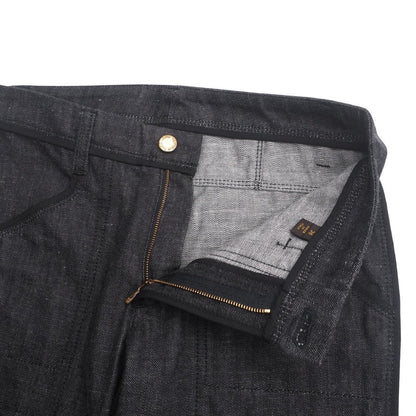 Louis Vuitton Denim Pants Cotton Denim Black Type Women 36