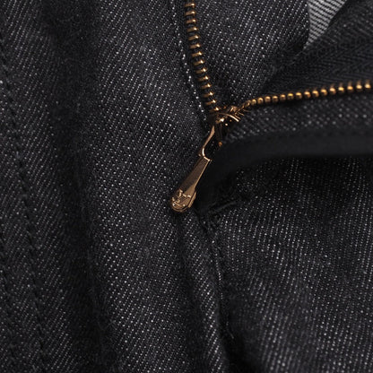 Louis Vuitton Denim Pants Cotton Denim Black Type Women 36