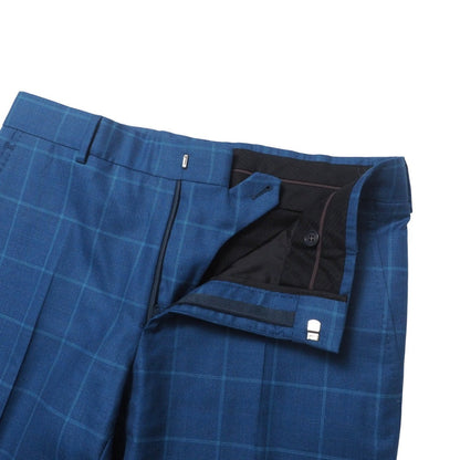 Hermes Suit G9300 73% Wool, 27% Silk Navy Mens 42