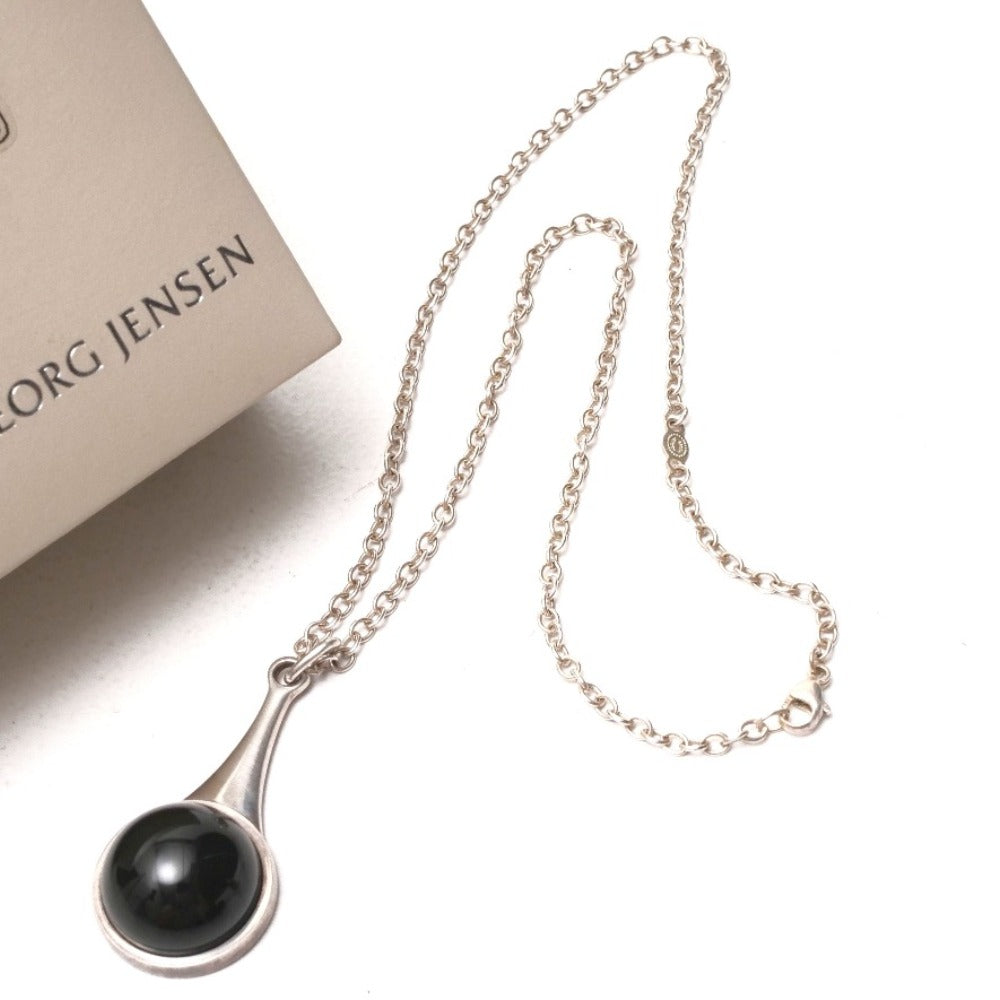Georg Jensen Necklace Silver925 Silver Black