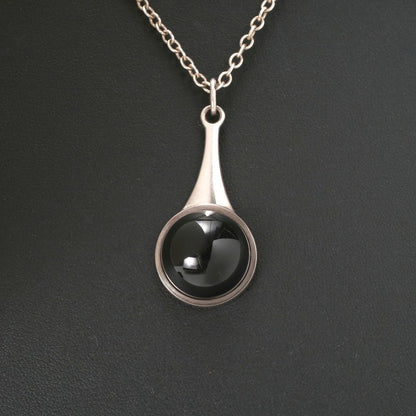 Georg Jensen Necklace Silver925 Silver Black