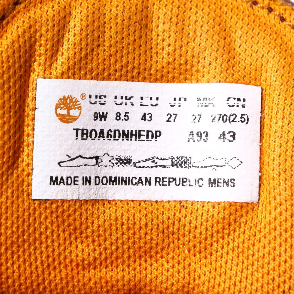 Timberland Boots 0A6Dnh Leather Red Type 27