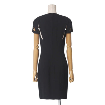 Gucci One Piece 238271 Zv197 Silk Black Women 38