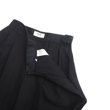 Celine Saruel Pants 2P121120D Wool Black Women 36