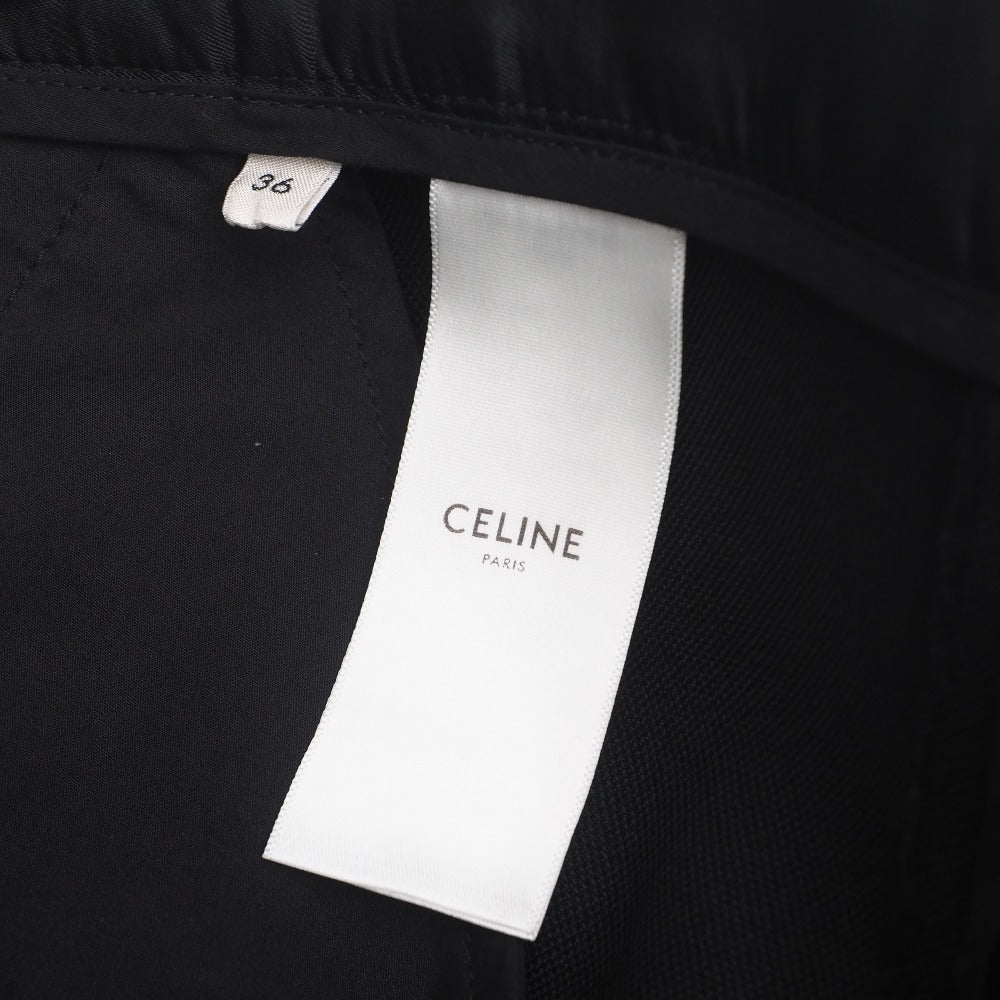 Celine Saruel Pants 2P121120D Wool Black Women 36