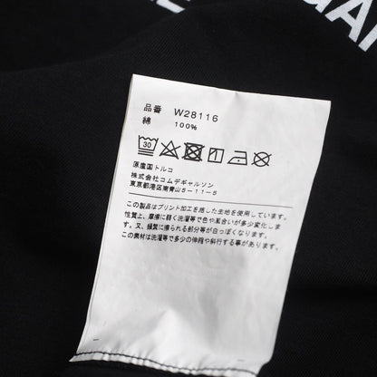 Comme Des Garcons Shirt Short Sleeve T-Shirt Cotton Black W28116 M