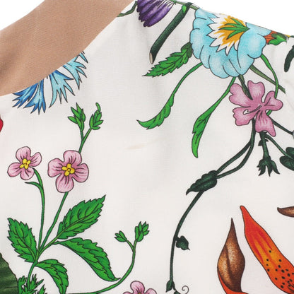 Gucci One Piece 358691 Silk White Women 38