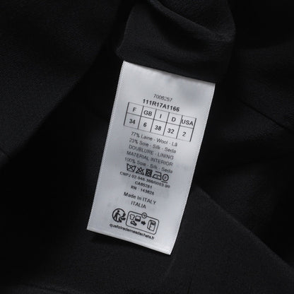 Christian Dior One Piece 111R17A1166 Wool Black Women 38