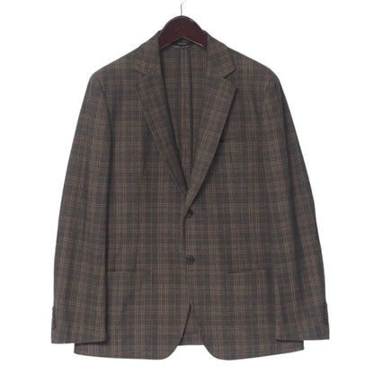 Hermes Tailored Jacket G19714 Cotton Brown Type Mens 52