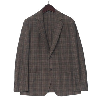 Hermes Tailored Jacket G19714 Cotton Brown Type Mens 52