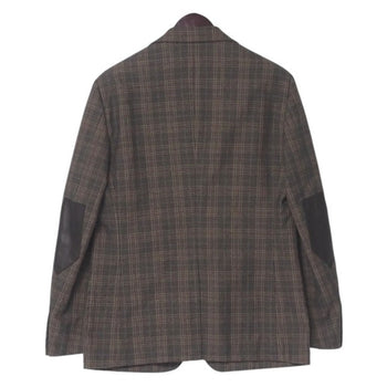 Hermes Tailored Jacket G19714 Cotton Brown Type Mens 52