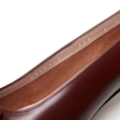 Salvatore Ferragamo Pumps Db98353 Leather Brown Gold Women 6C