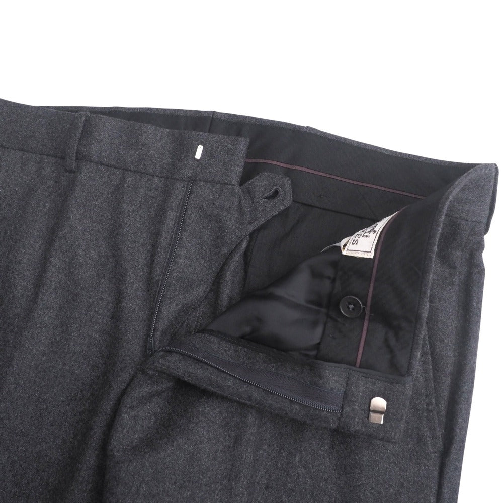 Hermes Pants 445200Ha Cashmere Gray Mens 42