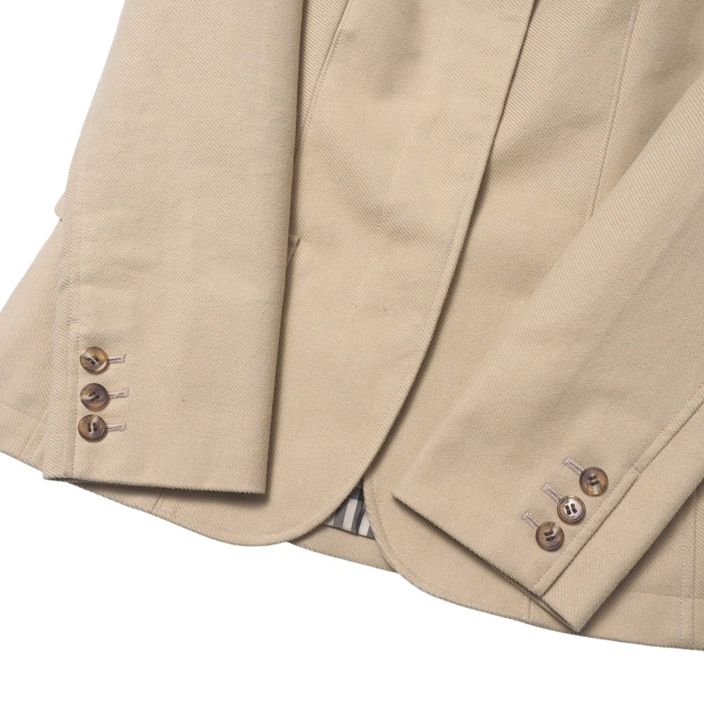 Burberry Suit Fc048-720-42/Fx086-720-42 Cotton Beige Women Jacket 42/Skirt 38