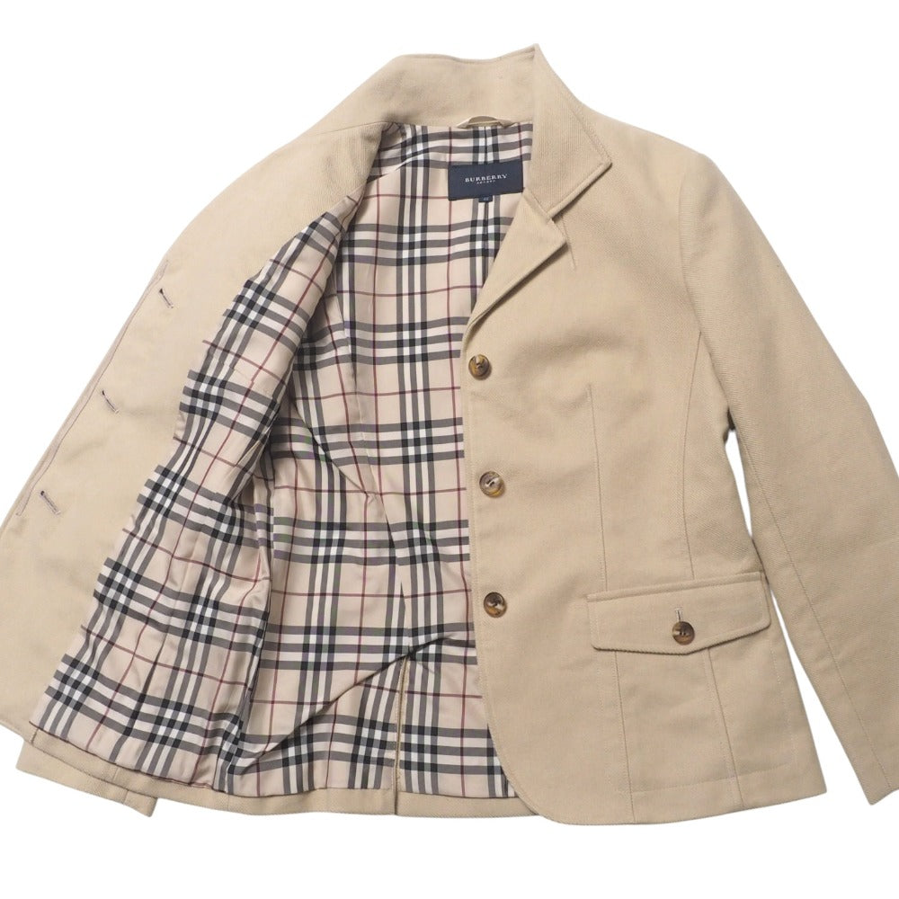 Burberry Suit Fc048-720-42/Fx086-720-42 Cotton Beige Women Jacket 42/Skirt 38