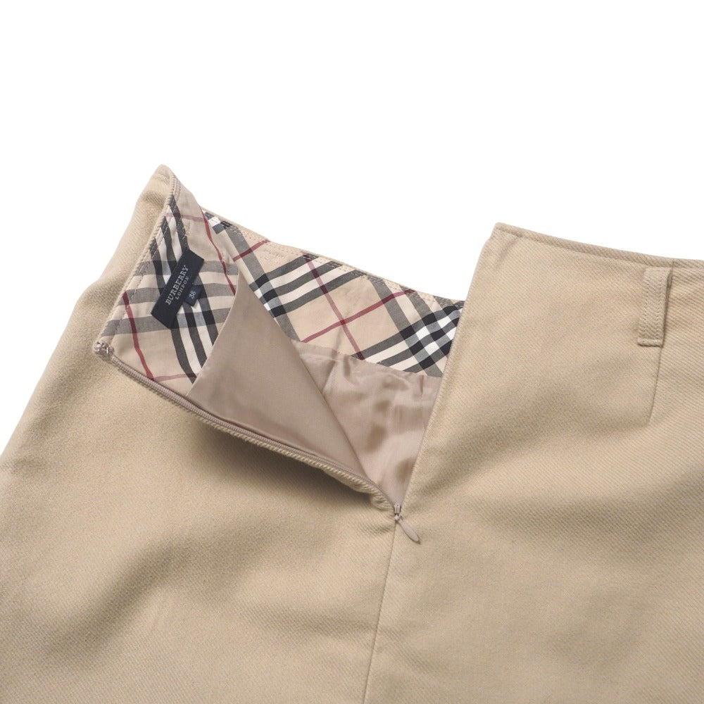 Burberry Suit Fc048-720-42/Fx086-720-42 Cotton Beige Women Jacket 42/Skirt 38