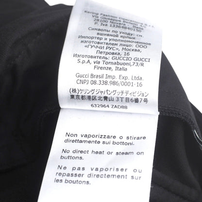 Gucci Pants 632964 Zad88 Silk Black Women 40