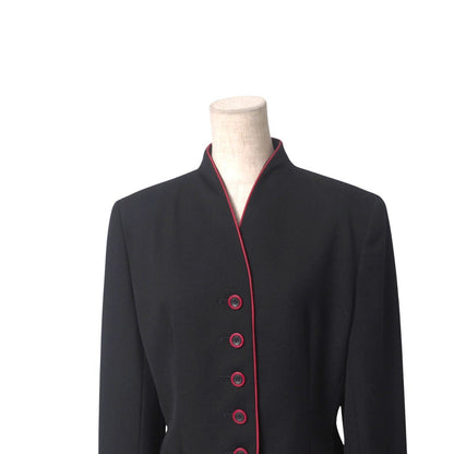 Christian Dior Suit Mdi5M1030 Wool Black Red Women 9