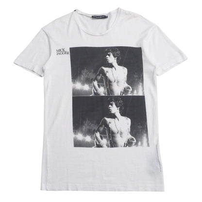 Dolce&Gabbana Short Sleeve T-Shirt G8U45T/G7Fz2 Cotton White Mens 44