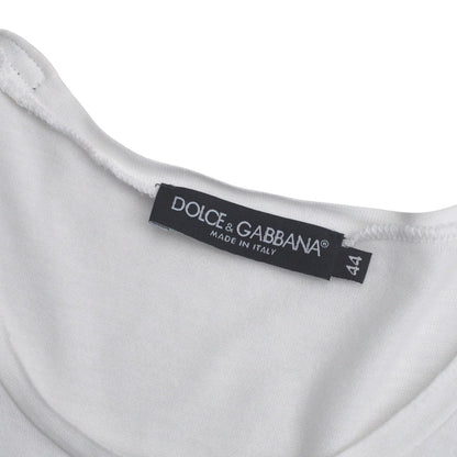 Dolce&Gabbana Short Sleeve T-Shirt G8U45T/G7Fz2 Cotton White Mens 44