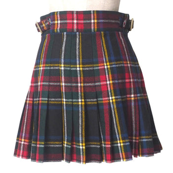 Gucci Mini Skirt 583857 100% Wool Red Women 40