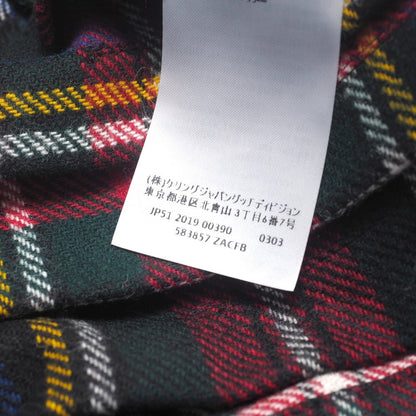 Gucci Mini Skirt 583857 100% Wool Red Women 40