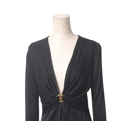 Gucci One Piece Rayon Black 271415 X6221 Women M