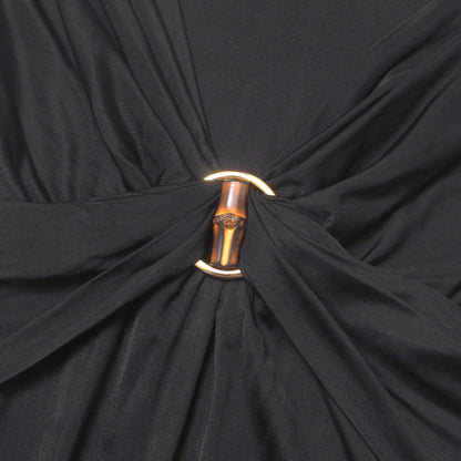 Gucci One Piece Rayon Black 271415 X6221 Women M