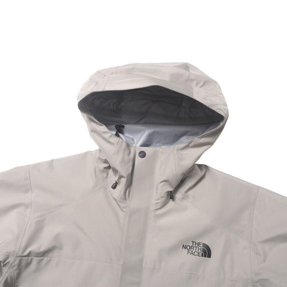 The North Face Nylon Jacket Np12401 Polyester Clay Gray Mens L