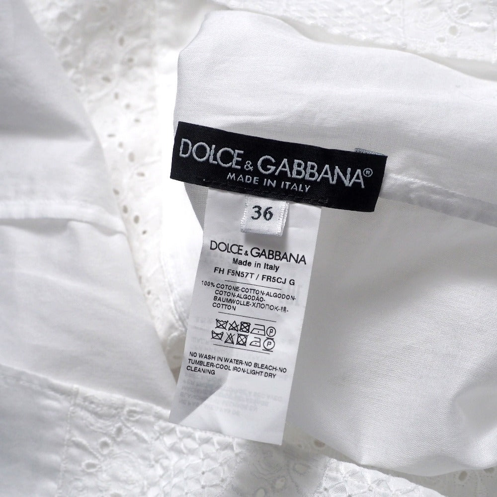 Dolce&Gabbana Blouse Cotton White Fh F5N57T Women 36