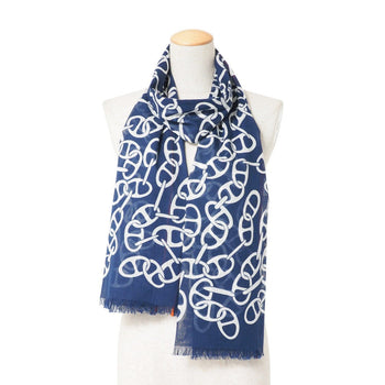 Hermes Stall ??????? Cotton Navy White