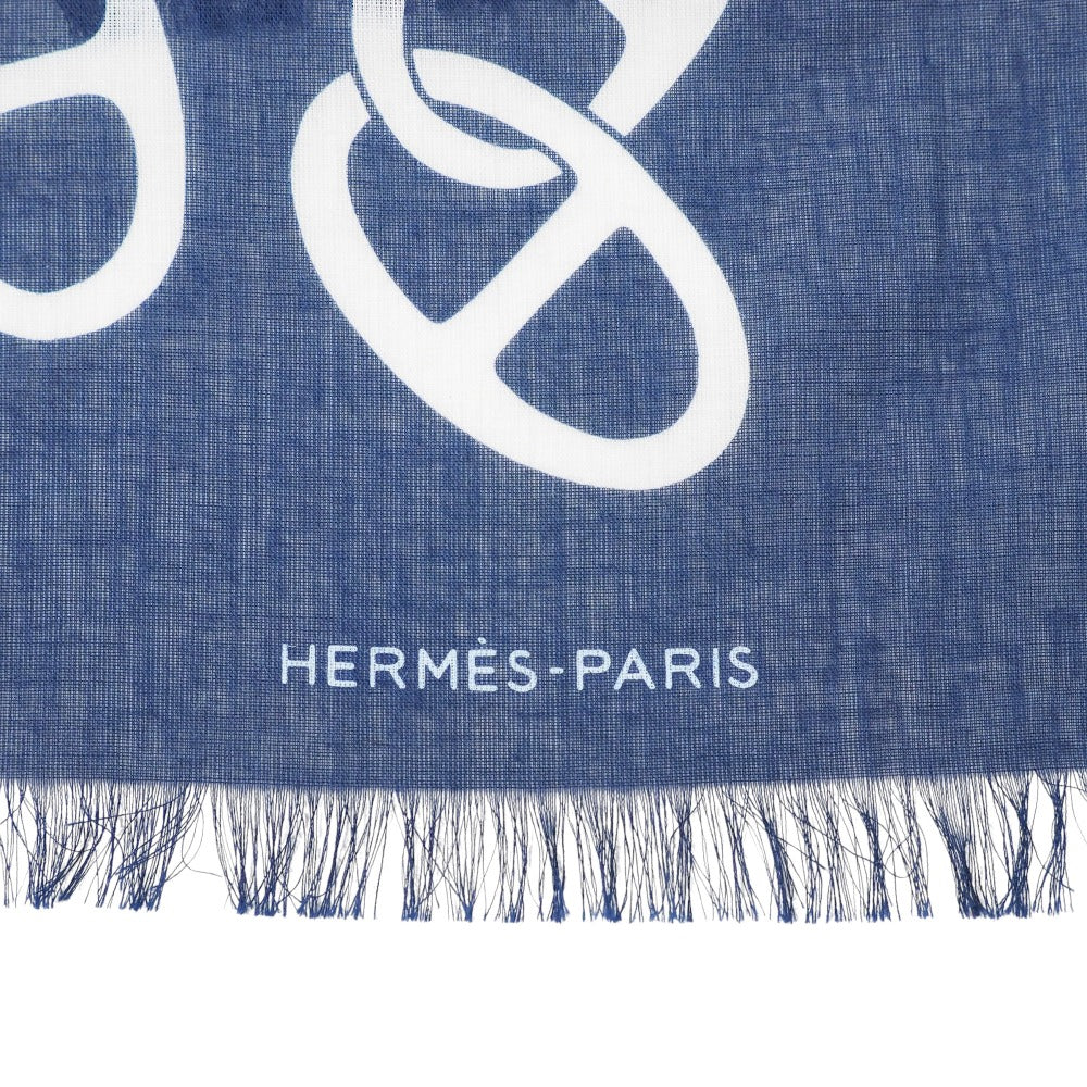 Hermes Stall ??????? Cotton Navy White
